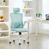 Ergonomic Office Chair, Mesh Desk Chair with Adjustable Headrest, Lumbar Support and Height