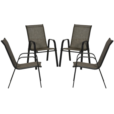 Set of 4 Outdoor Dining Chairs