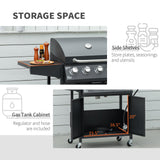 4+1 Burner Liquid Propane Gas Grill