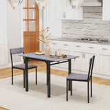Foldable Dining Table Set for 2