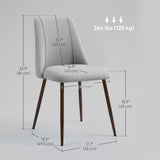 Upholstered Dining Chairs Set of