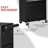 6-Drawer Tool Chest Set with 4 Wheels, Lockable Rolling Tool Box and Storage Cabinet for Garage Factory Workshop
