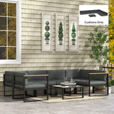 Replacement Cushions for Rattan Furniture, 14 Piece Outdoor Seat Cushion Pad for Patio Set, 7 Seat and 7 Back