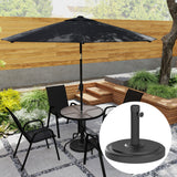 48 lbs Patio Umbrella Base Round HDPE Umbrella Base For 1.5