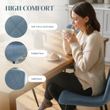 Dining Chairs Set of 4, Upholstered Dining Room Chairs with Steel Legs