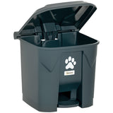 Dog Poop Outdoor Garbage Bin, 8 Gal Pet Waste Garbage Can with Lid and Pedal