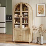 Armoire pantry à arche, armoire de rangement ferme 71