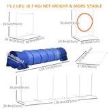5Pcs Dog Agility Training Equipment with 8.7KG Net Weight, Adjustable Jump Ring