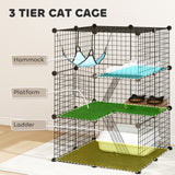 3 Tier Cat Cage Crate