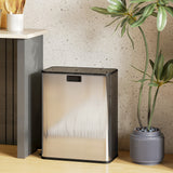 Poubelle double à couvercle à fermeture douce, poubelle avec seau intérieur amovible pour cuisine 2 x 7,4 gal (2 x 28 L)