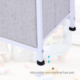 Armoire de rangement à tiroirs en lin, tour de commode avec 5 tiroirs amovibles, cadre en métal, pieds réglables pour salon