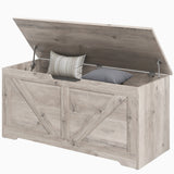 39.4 Inches Storage Chest, Storage Trunk with 2 Safety Hinges for Living Room