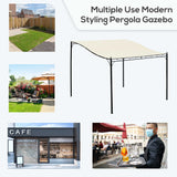 Gazébo portable 10x10, abri solaire en acier pour patio extérieur pour porche