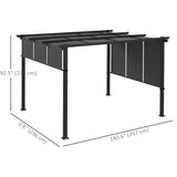 10' x 12' Metal Pergola