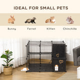 Parc pour animal de compagnie 56 panneaux cage pour petit animal pour lapin