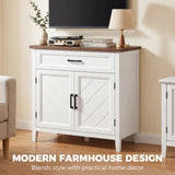 Modern Farmhouse Sideboard Buffet Cabinet with Adjustable Shelf, Storage & 2 Doors