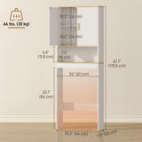 Over the Toilet Storage Shelf Adjustable Shelf Over the Toilet Storage Cabinet for Bathroom
