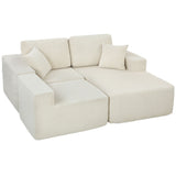 2-in-1 Modular Sectional Sofa