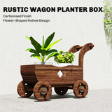 Wagon Flower Planter Cart with Wheels