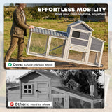 Chicken Coop with Wheels, 80