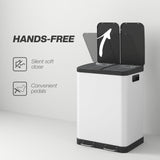 Poubelle de cuisine, poubelle à ordures 2 x 7,9 gal (2 x 30 L)