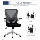 Mesh Office Chair Swivel Task Desk Chair with Lumbar Back Support, Adjustable Height Office