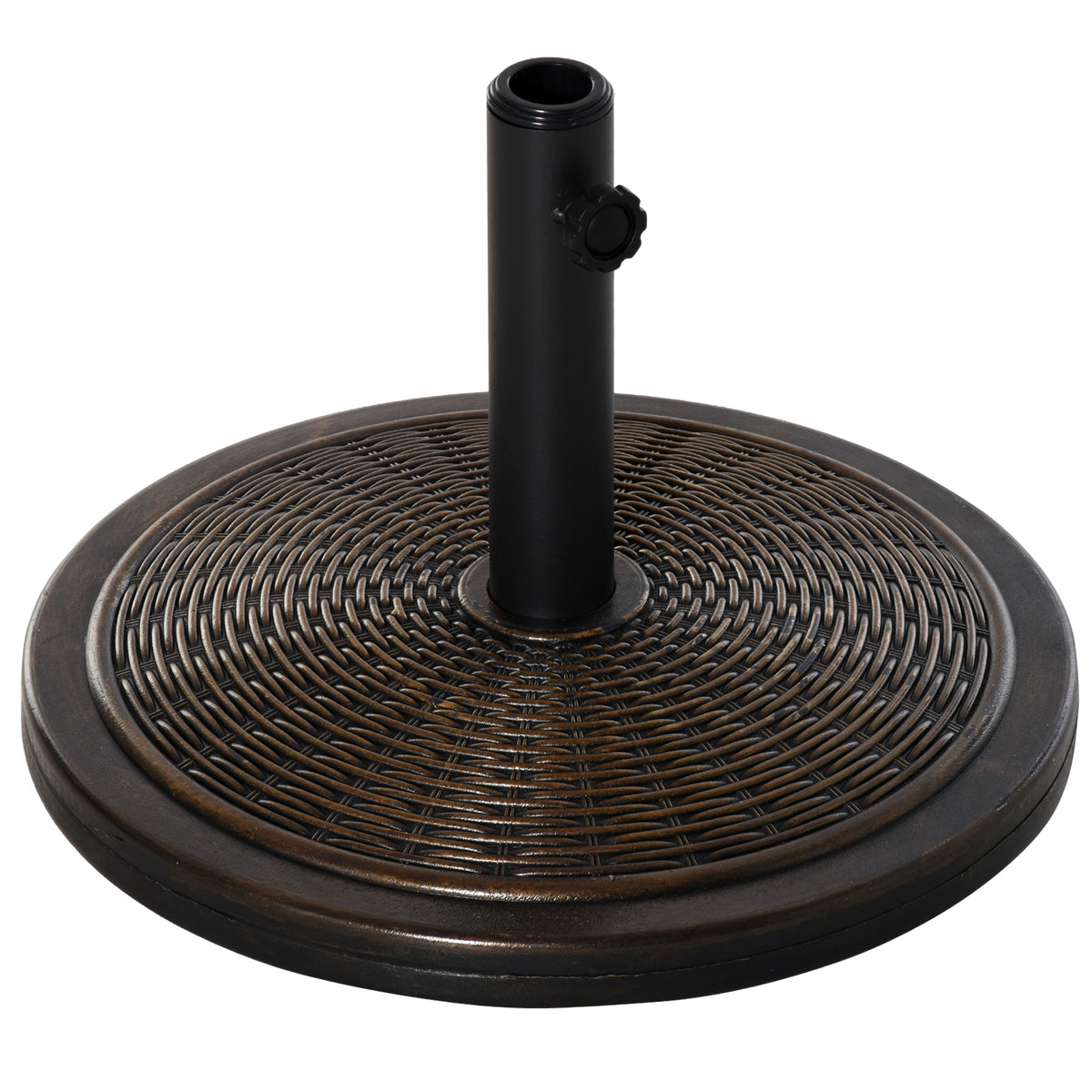 Base en ciment pour parasol compensé 29LBS, support parasol cantilever pour Φ1,4