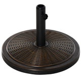 Base en ciment pour parasol compensé 29LBS, support parasol cantilever pour Φ1,4
