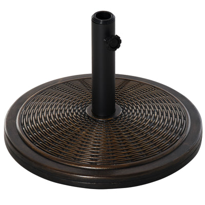 29LBS Offset Patio Umbrella Cement Base Stand Cantilever Parasol Holder Weight, Fits Φ1.4