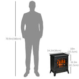 Freestanding Electric Fireplace Stove Heater with