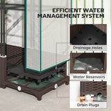 Raised Garden Bed Kit with Trellis