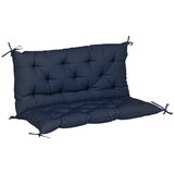 Coussin balançoire porche coussin banc jardin dossier non-glissant coussinets doux 2 places 39,4