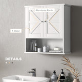 Farmhouse Bathroom Medicine Cabinet, and Adjustable Shelf for Laundry Room
