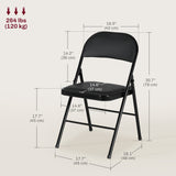 Ensemble 2 Chaises Métal Pliables