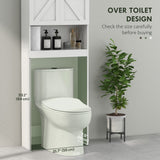 Over The Toilet Cabinet, Modern Bathroom Above Toilet Storage with Barn Doors and Open Shelf
