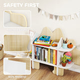 Dinosaur Themed Kids Bookshelf, 2 Tier Kids Bookcase