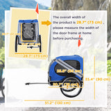 Dog Bike Trailer Pet Cart Bicycle Wagon Cargo Carrier Attachment