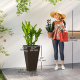 Bacs à plantes plastique jardin 28