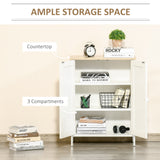 Storage Cabinet with Doors, Cupboard Organization with 2 Adjustable Shelves