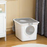 Enclosed Cat Litter Box