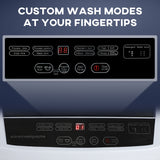 Compact Washer, Full Automatic Washer with 8 Programs and 6 Water Levels