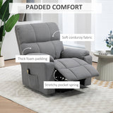Chaise lève-personne pour aînés, fauteuil inclinable électrique rembourré en microfibre avec télécommande