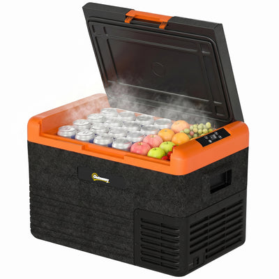 12 Volt Car Refrigerator, 12/24V DC and 100-240V AC, -4-68 ℉