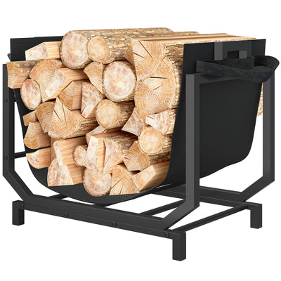 Firewood Rack Outdoor, Indoor Fire Wood Storage Rack