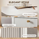 Modern Nightstand Set of 2, Bedside Table with 2 Drawers