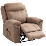 Manual Recliner Chair with Vibration Massage
