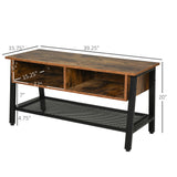 Industrial TV Stand, TV Console Table for TV up to 45'' Flat Screen