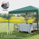 10 x 10ft Folding Pop Up Tent Outdoor Gazebo Canopy with Carrying Bag