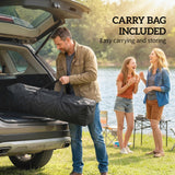 5 x 8.5 ft Pop Up Grill Gazebo with 2 Shelves, UPF 50+ Outdoor Instant Canopy Portable Shelter with Carry Bag