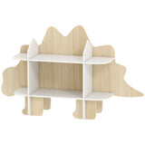 Dinosaur Themed Kids Bookshelf, 2 Tier Kids Bookcase